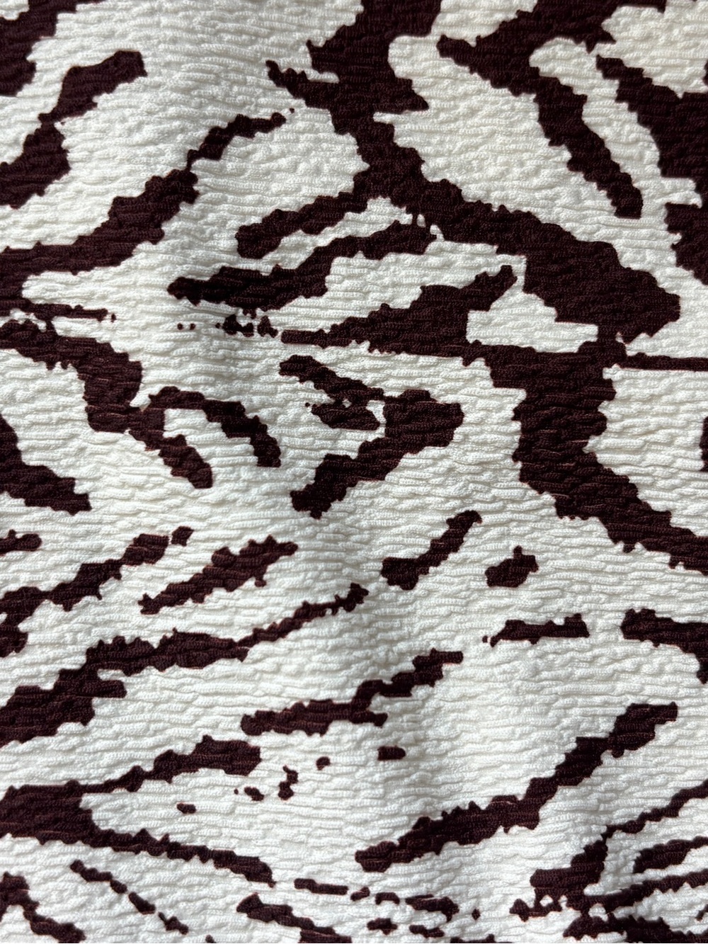 Rebecca Minkoff striped zebra one piece swimsuit (M) - Picture 2 of 2